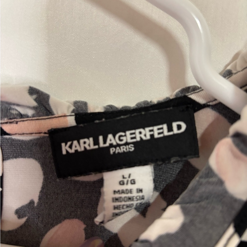 Womens size large Karl lagerfield blouse, #H815 - Picture 4 of 6